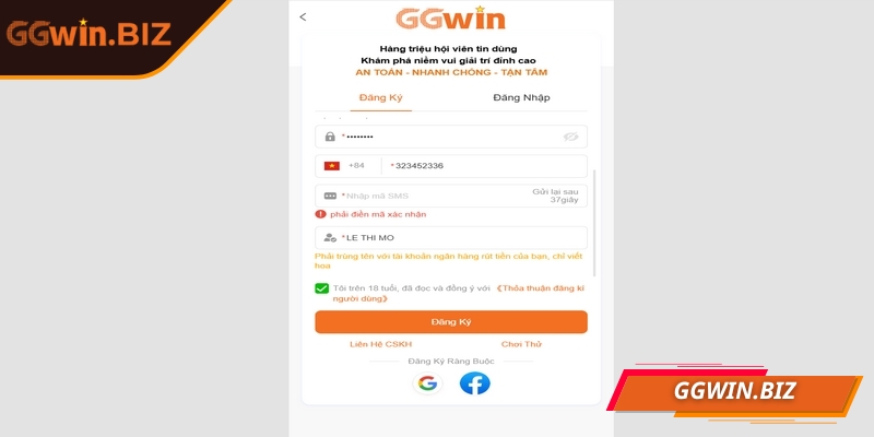 Cần đảm bảo bet thủ đủ tuổi 18 tuổi
